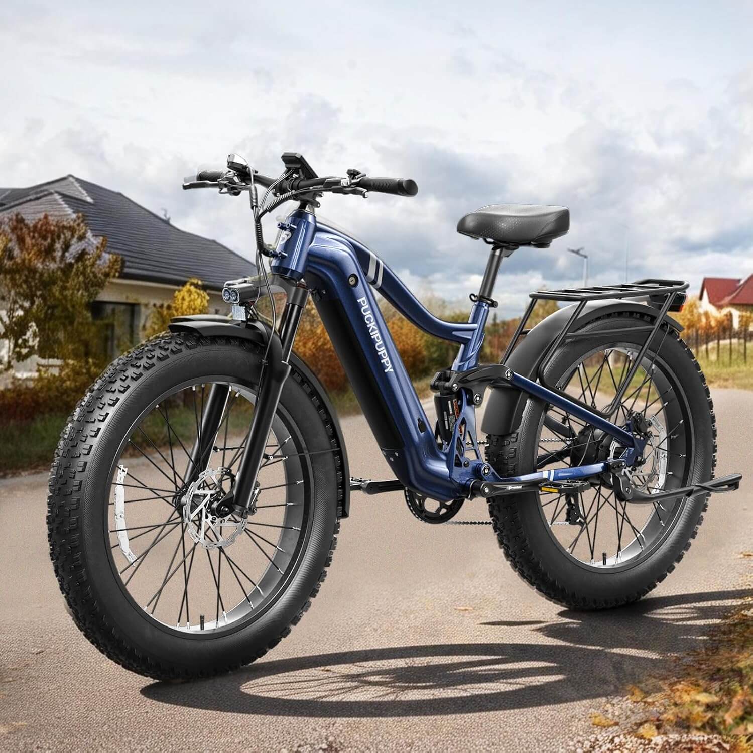PUCKIPUPPY BOXER 960W 48V 26" 7 Speed Fat Tire Electric Bike