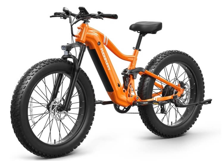 PUCKIPUPPY BOXER 960W 48V 26" 7 Speed Fat Tire Electric Bike
