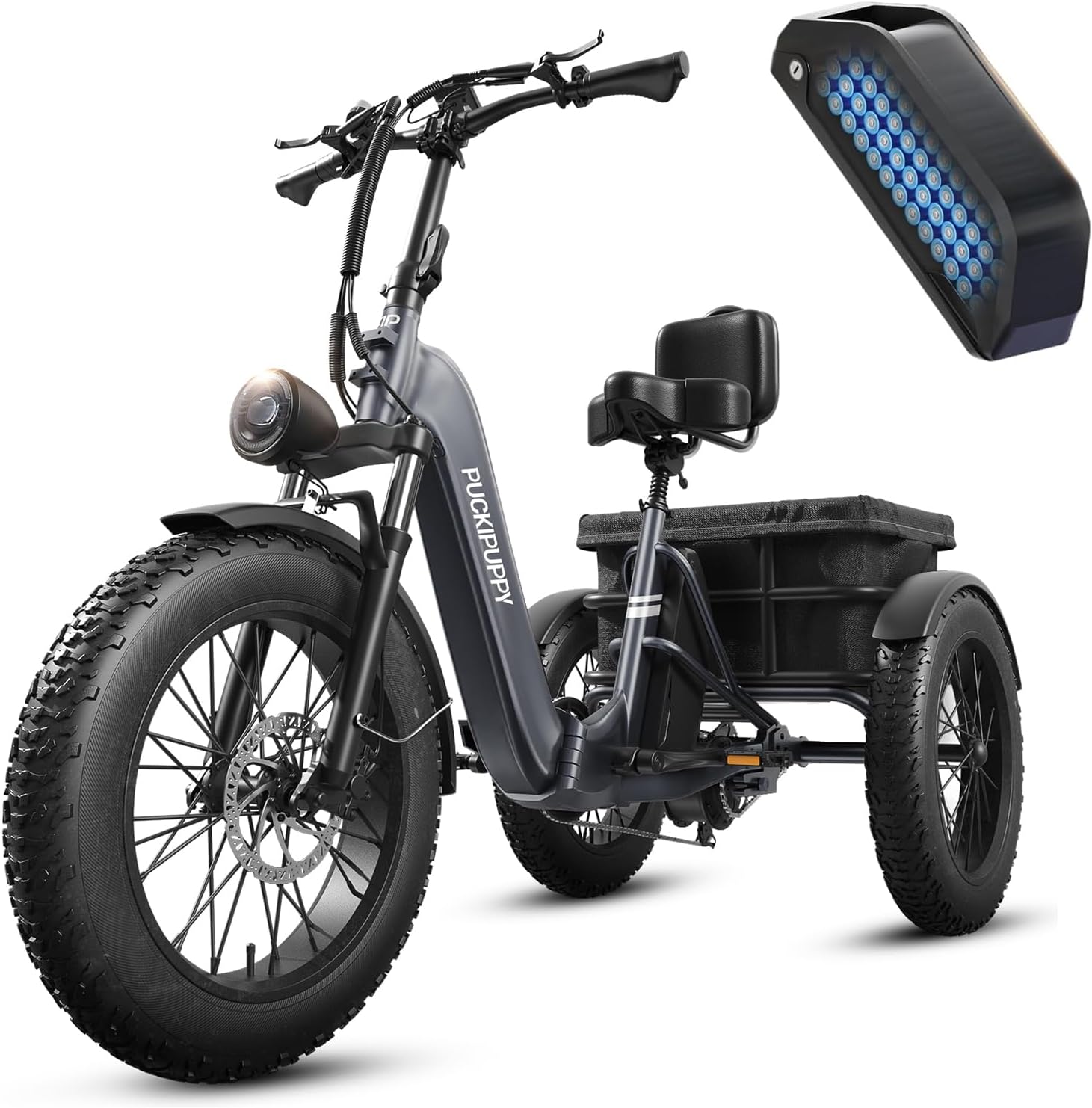 PUCKIPUPPY HUSKY 48V Fat Tire Electric Trike