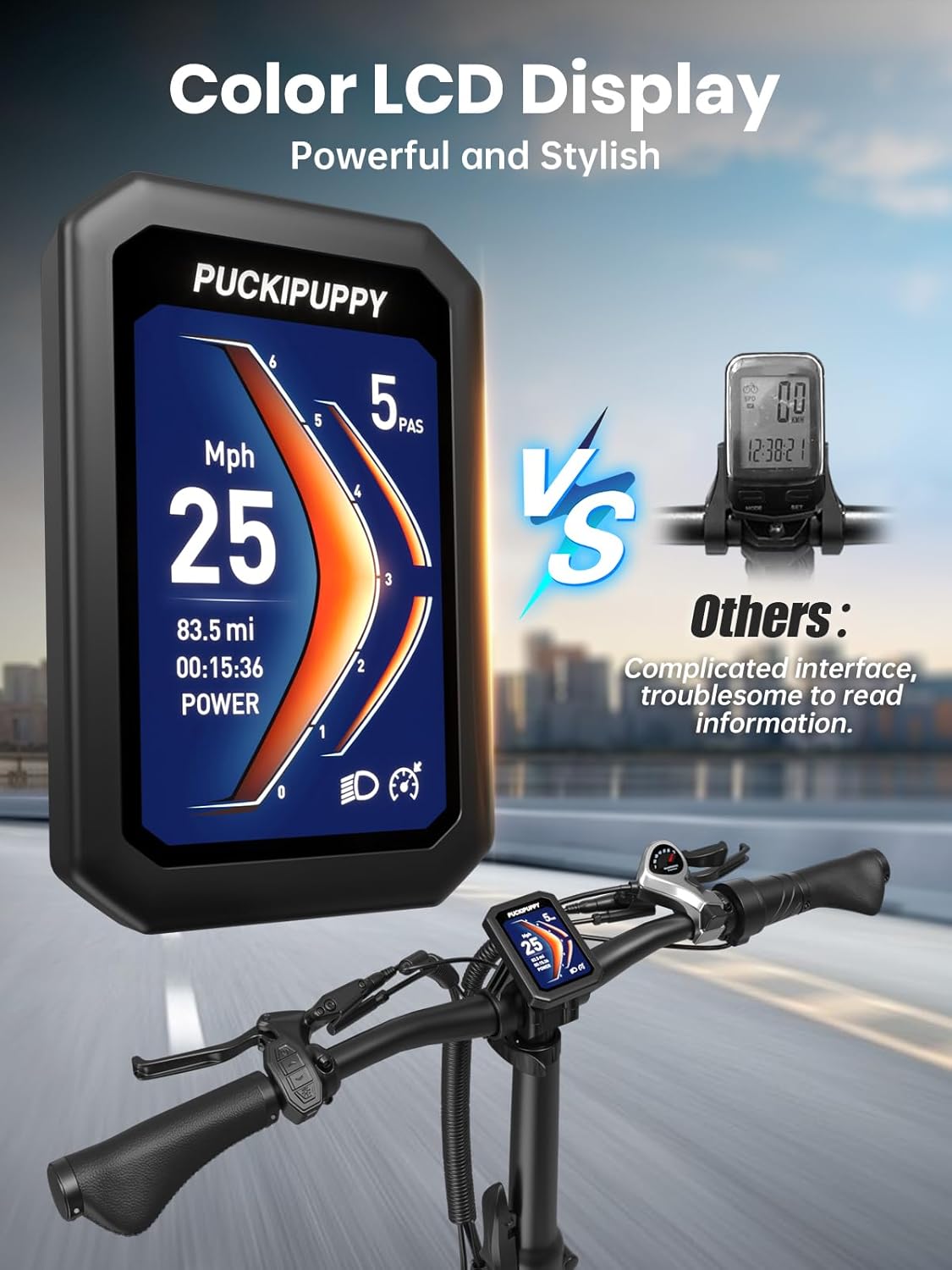 PUCKIPUPPY HUSKY 48V Fat Tire Electric Trike