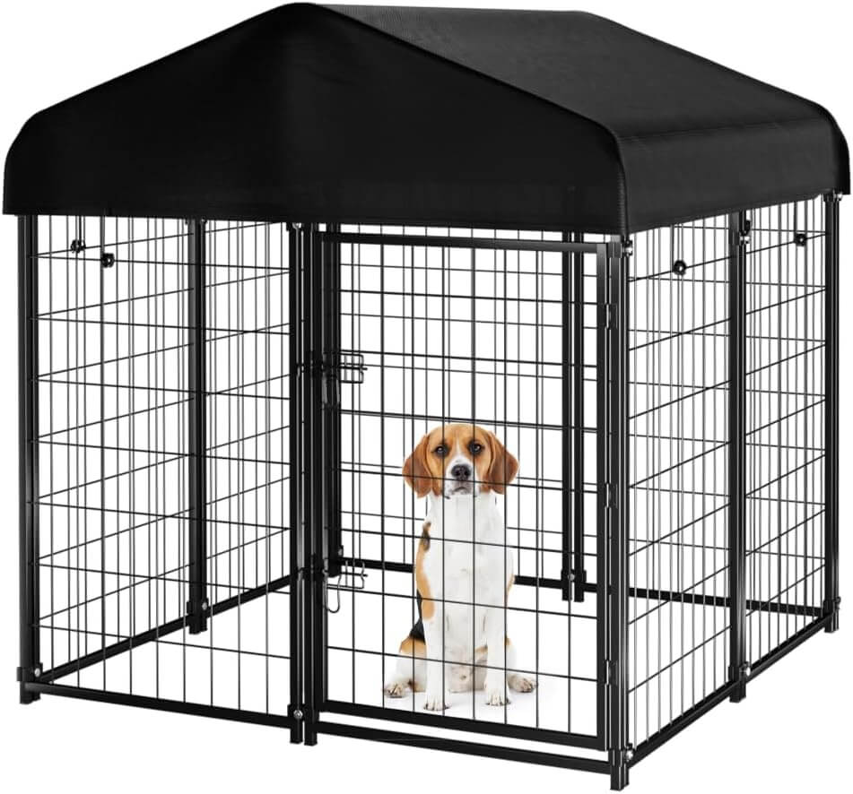 PawGiant Outdoor Dog Kennel with Roof