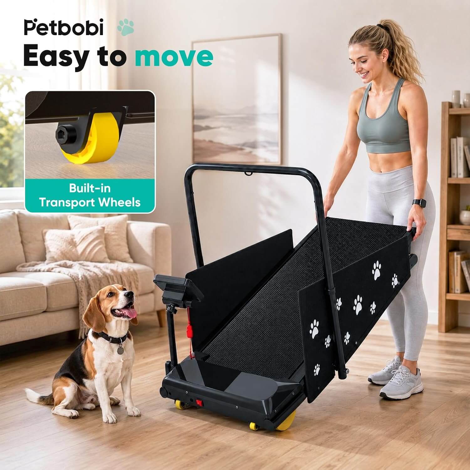 Petbobi CS1247 Treadmill for Small & Medium Dogs
