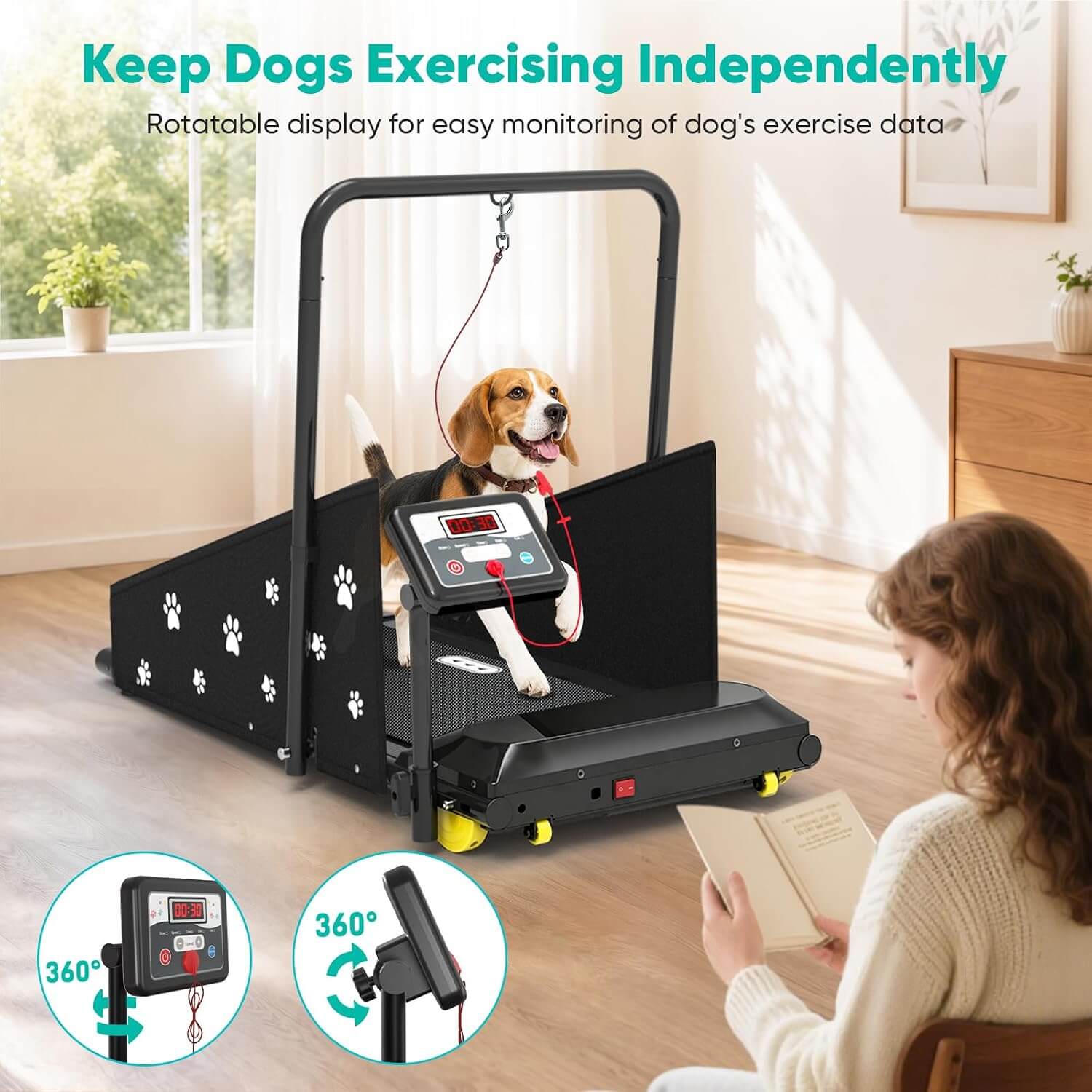 Petbobi CS1247 Treadmill for Small & Medium Dogs