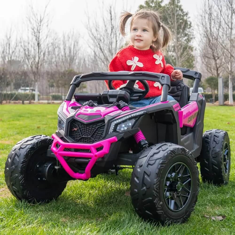 Moderno Kids CAN-AM MAVERICK CUSTOM EDITION 24V Electric UTV Ride-On Car, Parental Remote