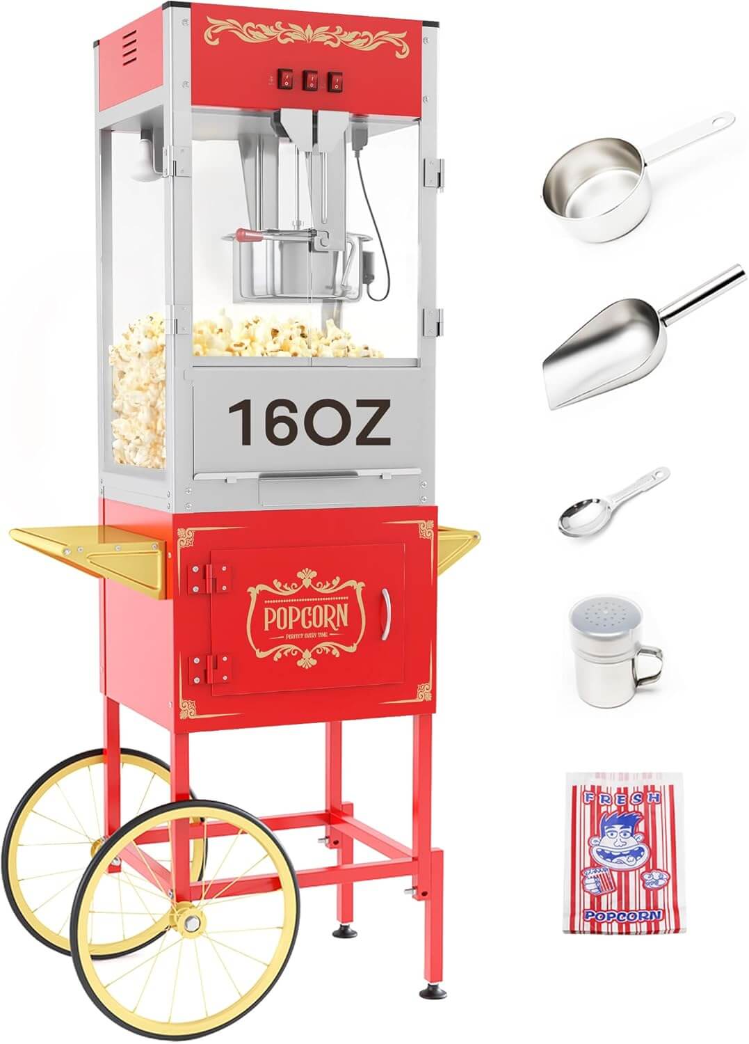 Popbria Movie Theater Style Popcorn Machine