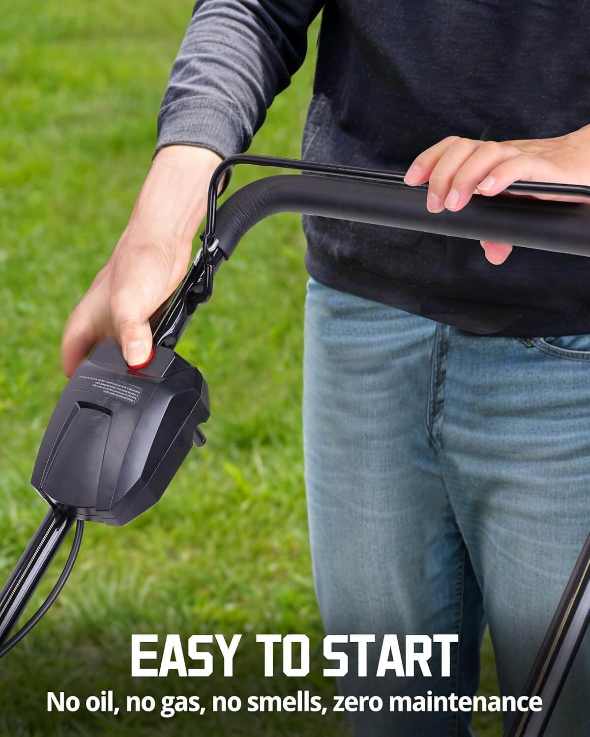 Powersmart 21" 40V Cordless Push Electric Lawn Mower