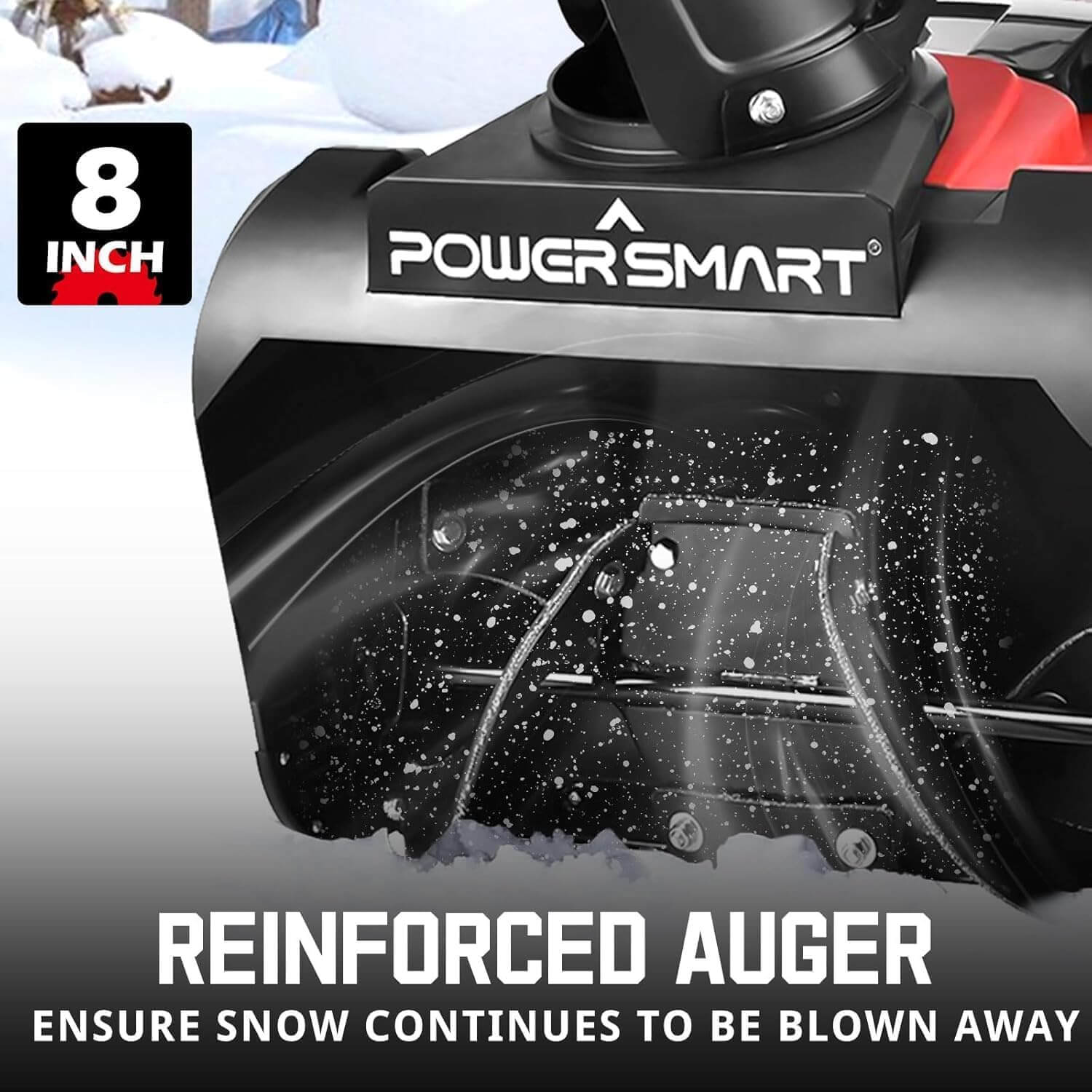 Powersmart 21" Corded Electric Snow Blower