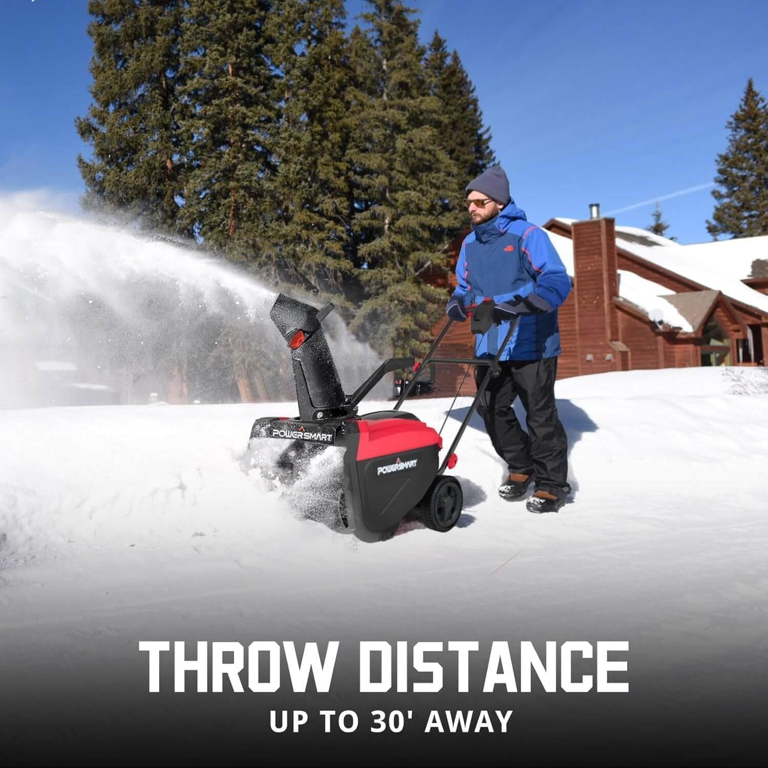Powersmart 21" Corded Electric Snow Blower