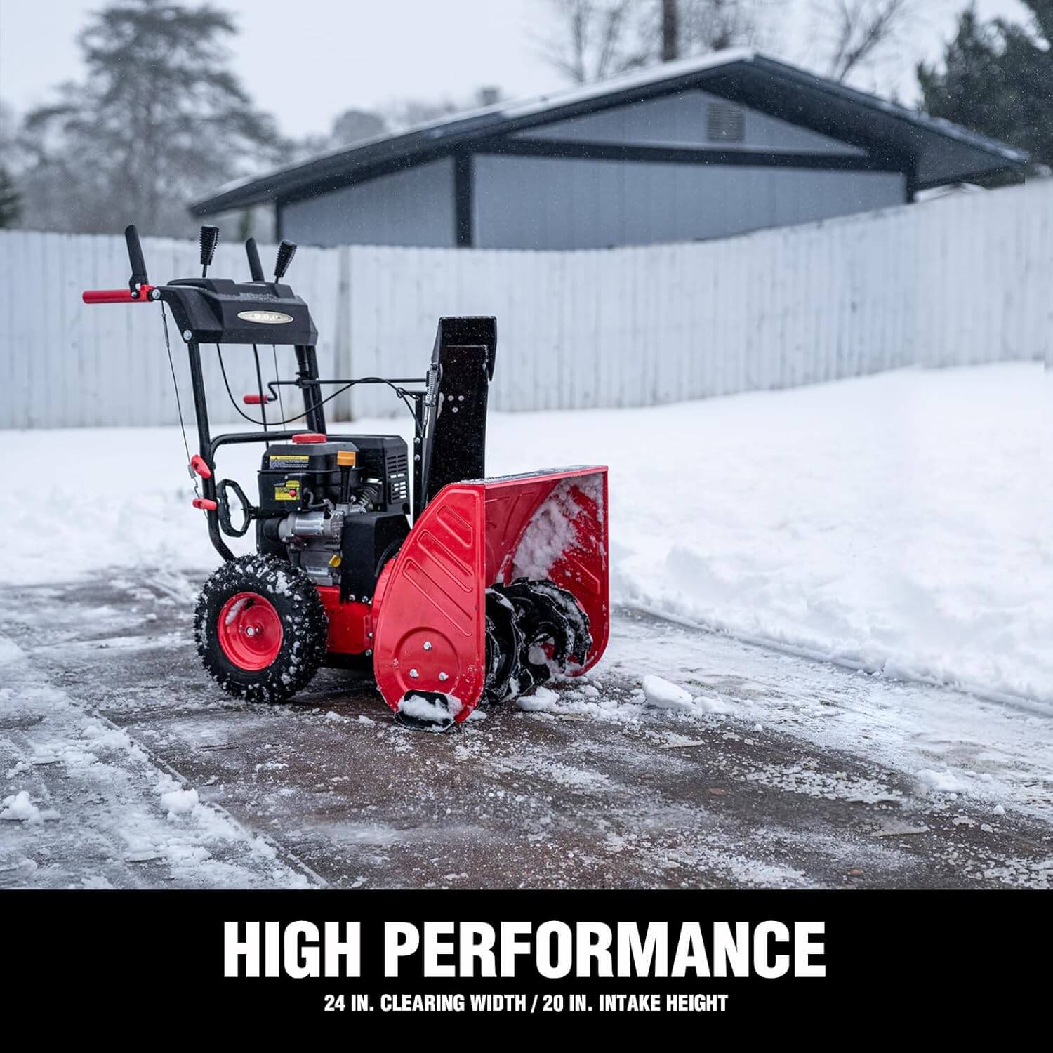 Powersmart 212cc 2-Stage Self-Propelled Gas Snow Blower