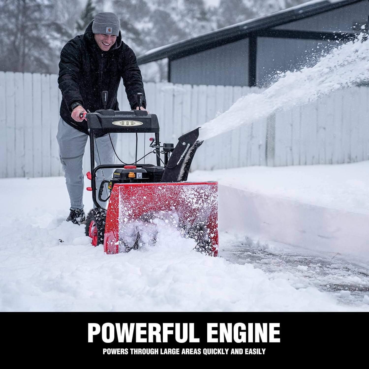 Powersmart 212cc 2-Stage Self-Propelled Gas Snow Blower