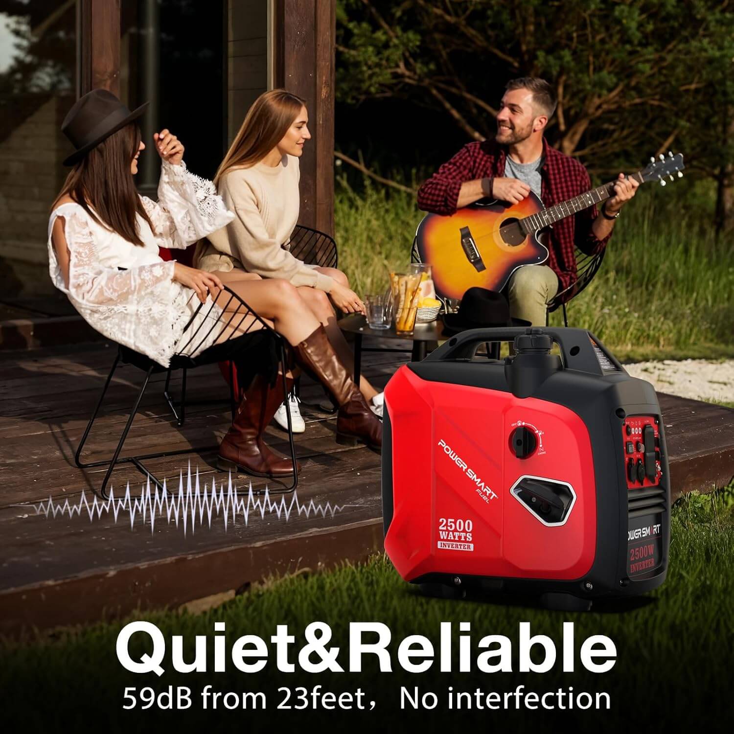 Powersmart 2500W Portable Inverter Generator