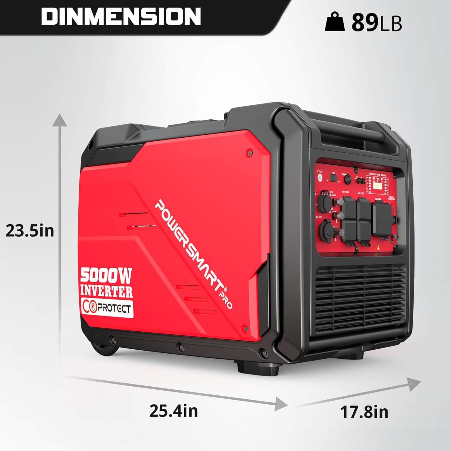Powersmart 5000W Portable Inverter Generator