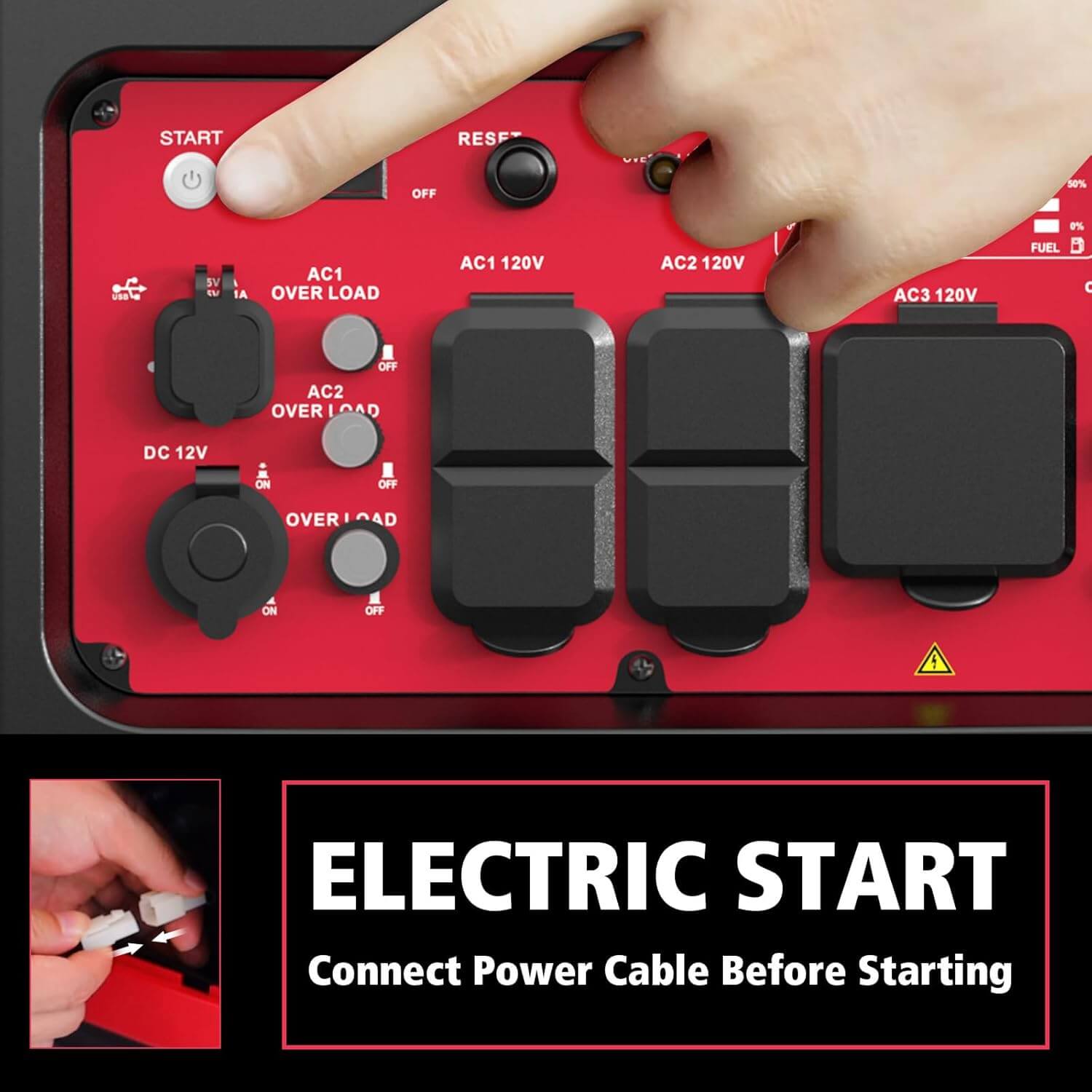 Powersmart 5000W Portable Inverter Generator