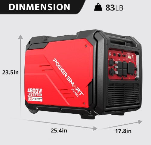 Powersmart 4800W Portable Inverter Generator