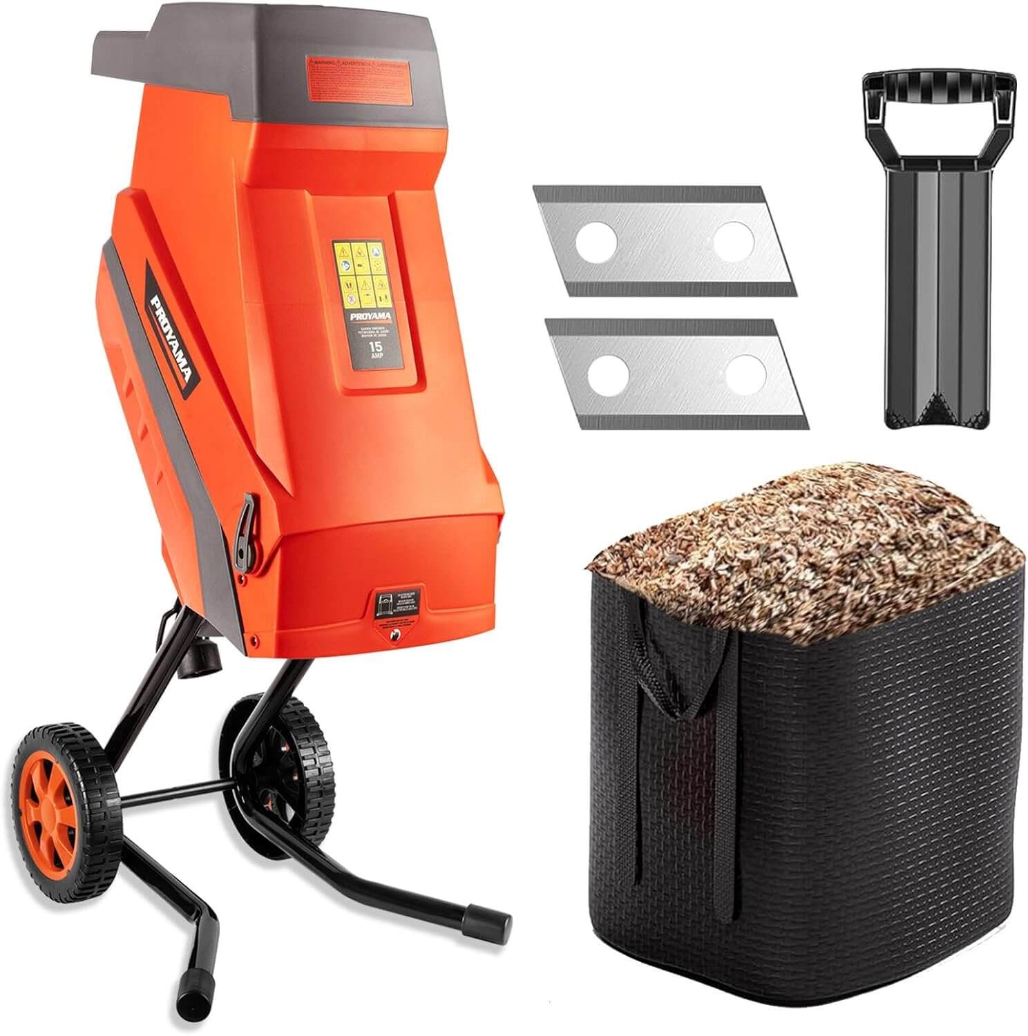 Proyama 15Ah Electric Wood Chipper