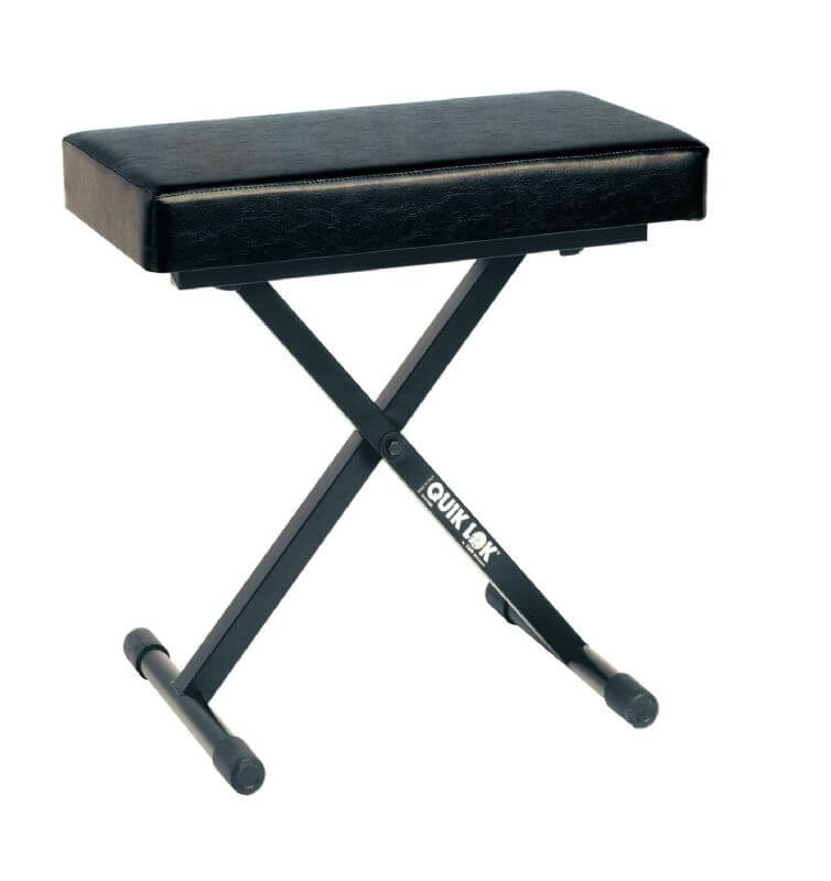 Quik Lok BX-718 Folding Adjustable Keyboard Bench
