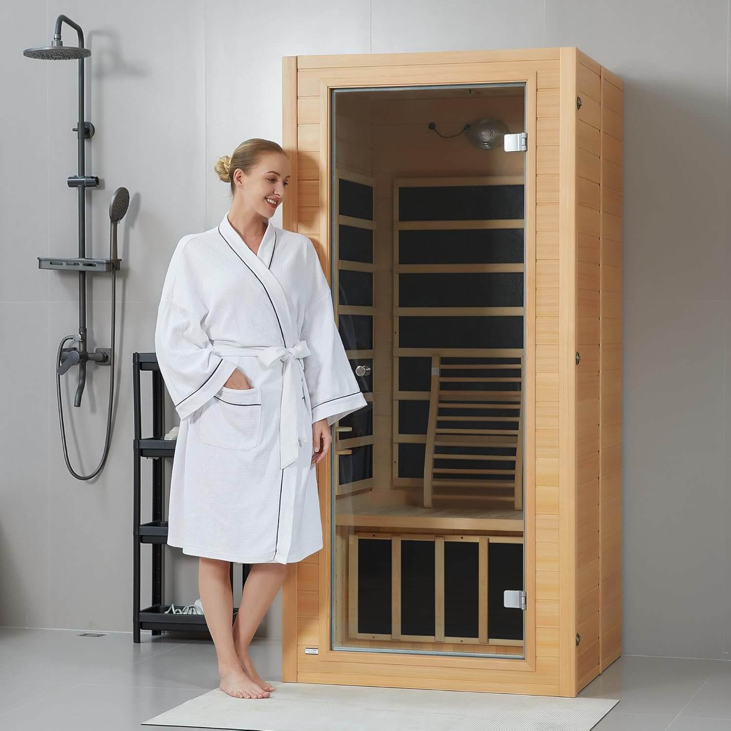RESTISLAND Near Zero EMF Indoor Home FAR Infrared Sauna