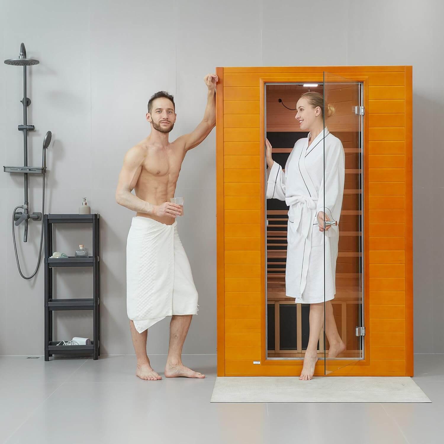 RESTISLAND Near Zero EMF Indoor Home FAR Infrared Sauna