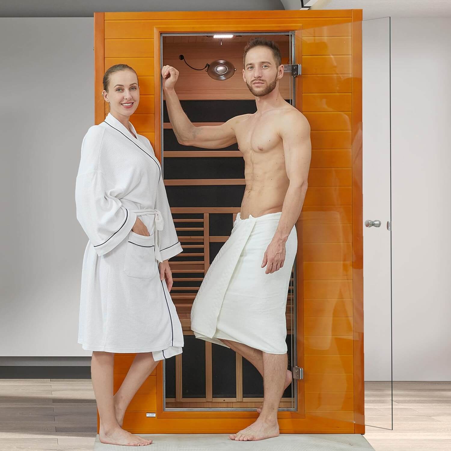 RESTISLAND Near Zero EMF Indoor Home FAR Infrared Sauna