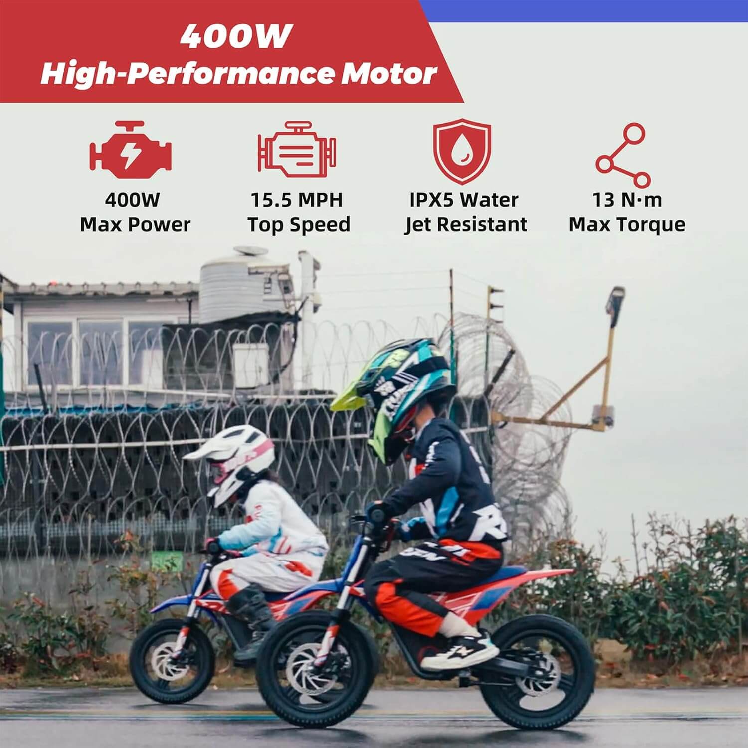 RFN E250 MAX 400W S12 PRO 36V Kids' Electric Dirt Bike