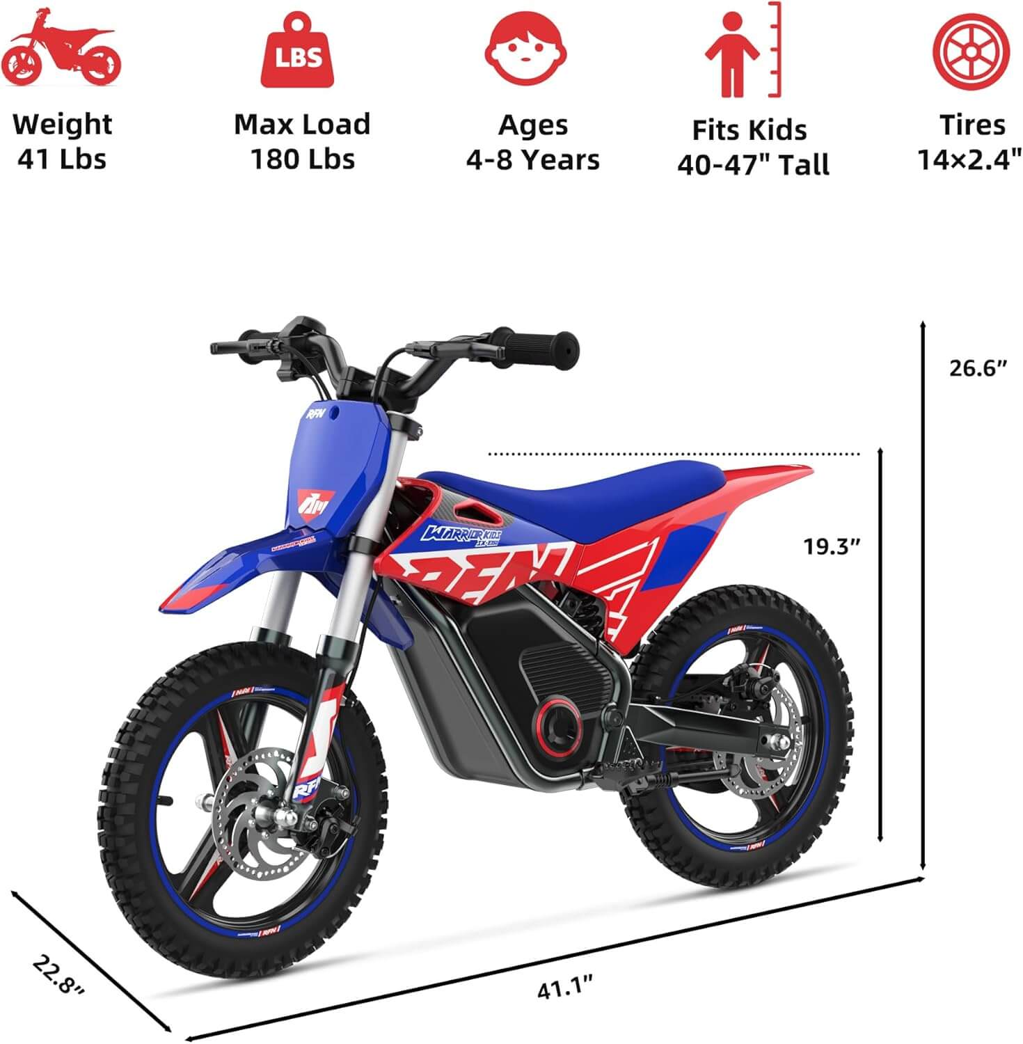 RFN E350 MAX 500W S14 PRO 36V Kids' Electric Dirt Bike