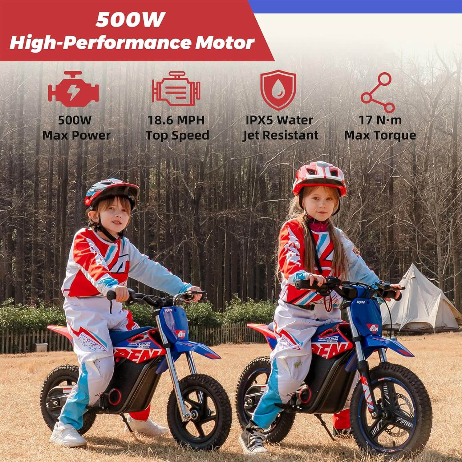 RFN E350 MAX 500W S14 PRO 36V Kids' Electric Dirt Bike