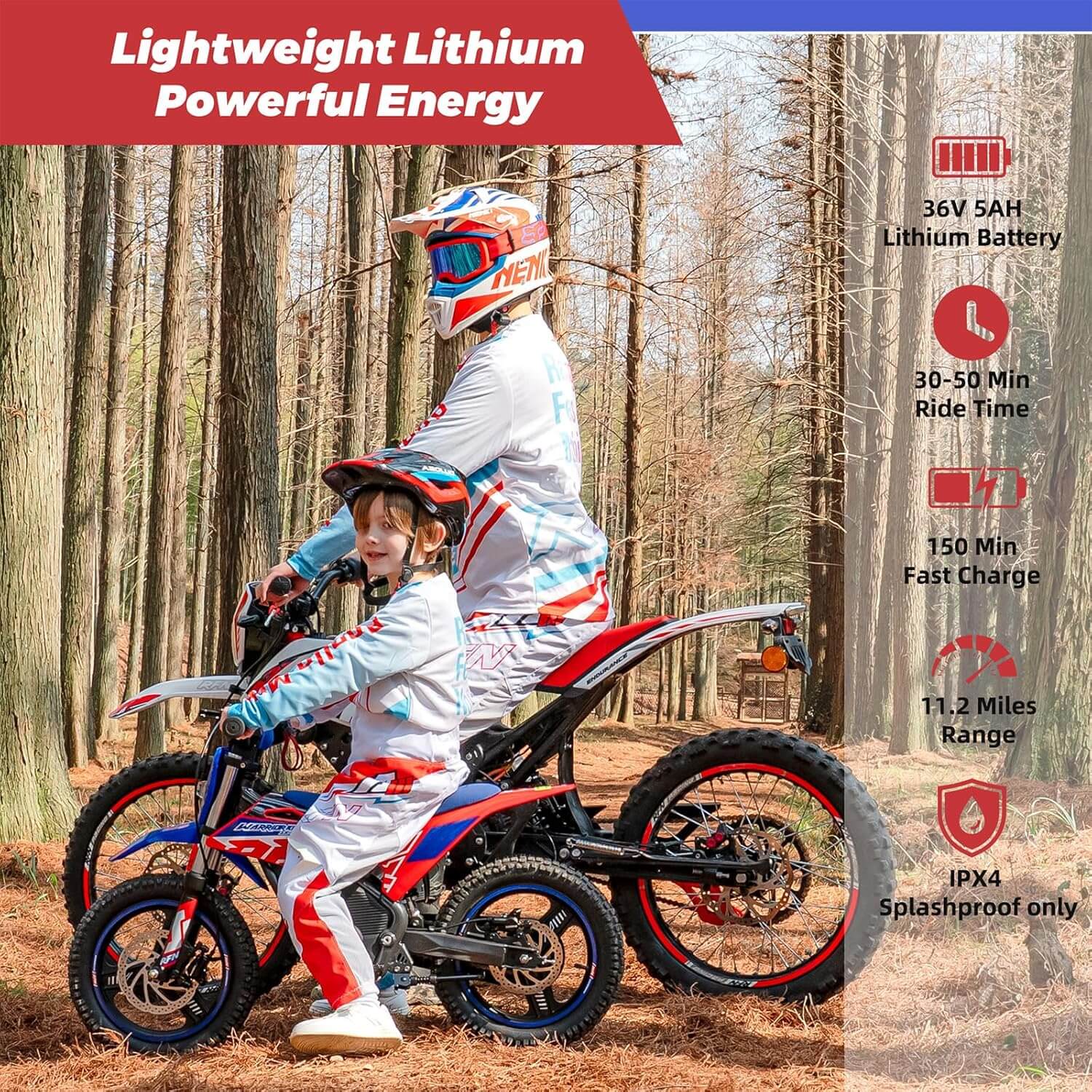 RFN E350 MAX 500W S14 PRO 36V Kids' Electric Dirt Bike