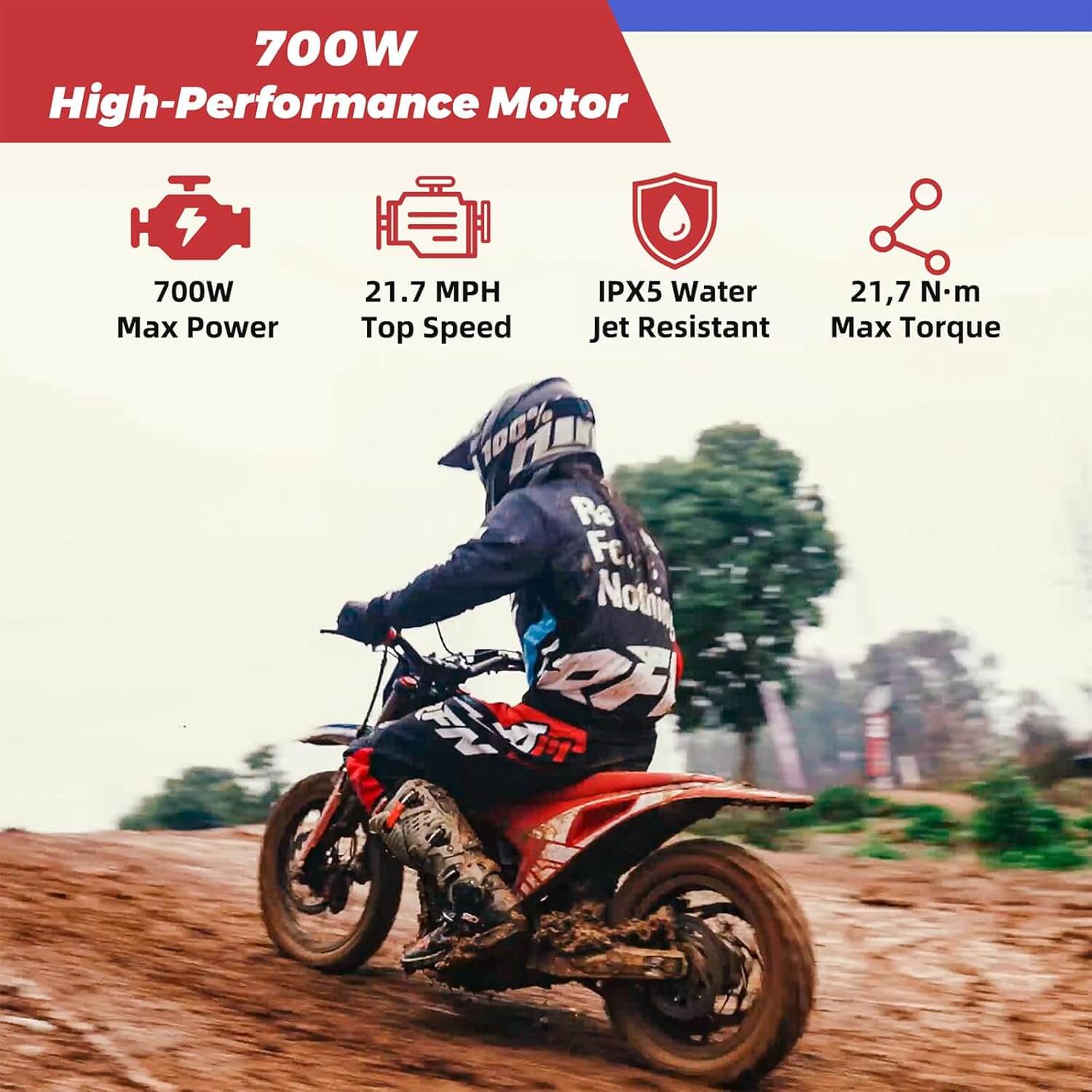 RFN E500 MAX 700W S14 ULTRA 36V Kids' Electric Dirt Bike