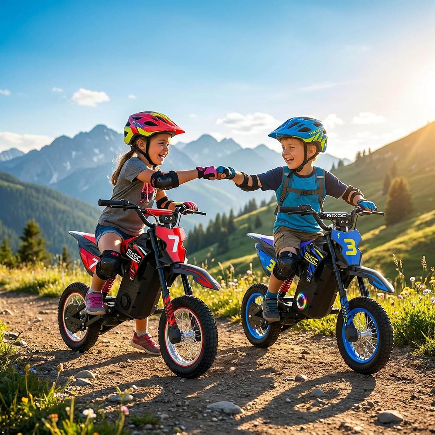 RIXOC DK-12 700W Kids' Electric Dirt Bike
