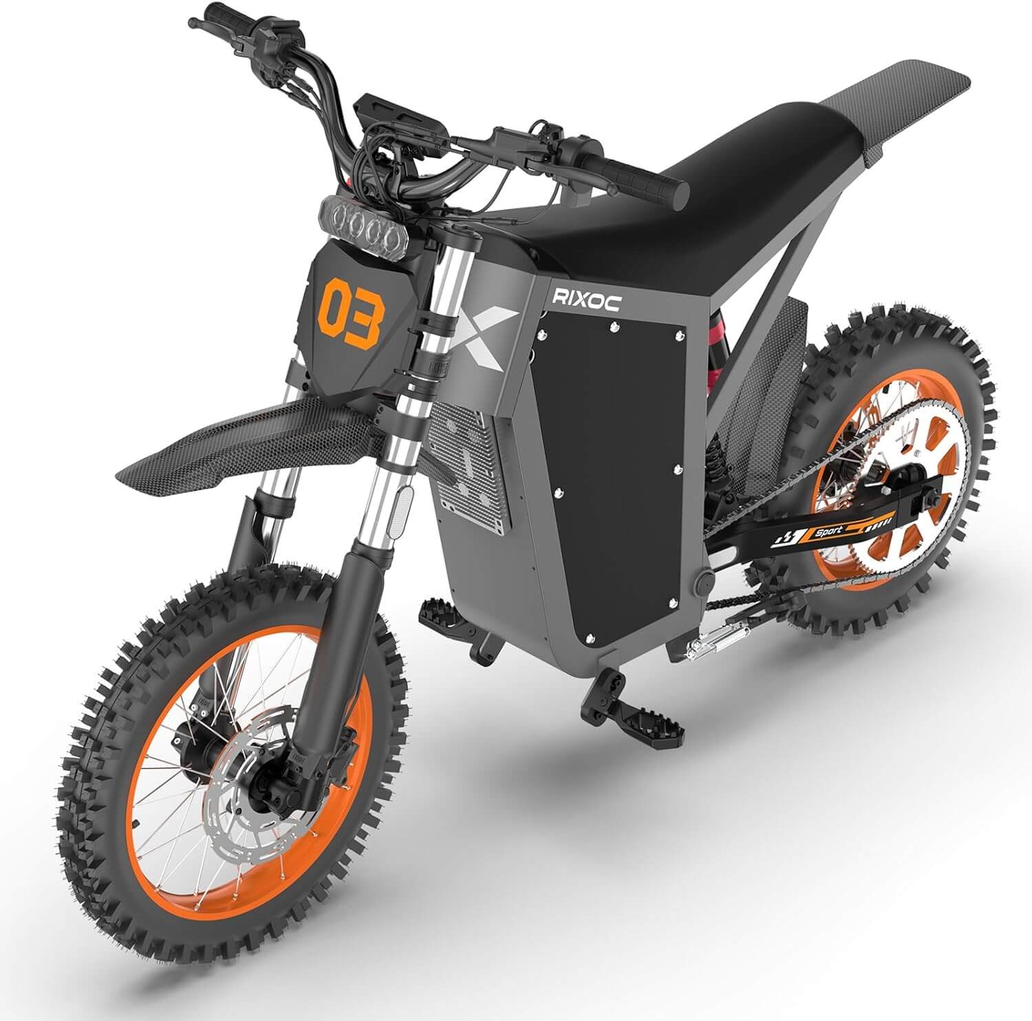 RIXOC GT16 3000W 52V Full Suspension Electric Dirt Bike