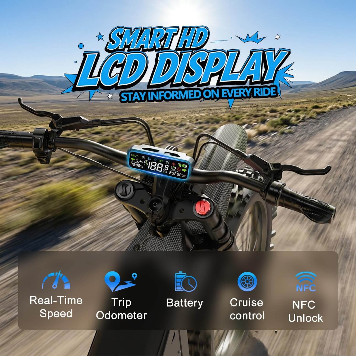 RIXOC GT19 3000W 53V Electric Dirt Bike