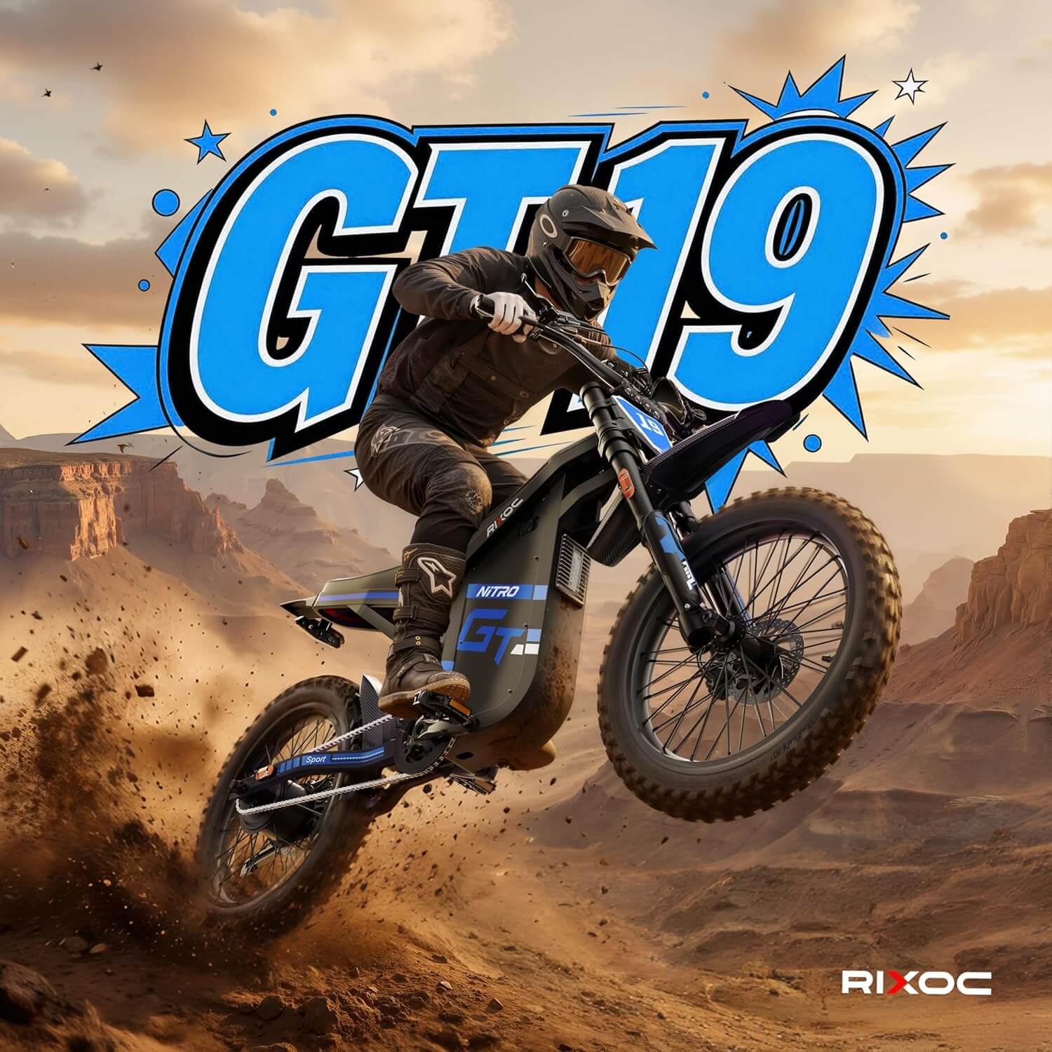 RIXOC GT19 3000W 53V Electric Dirt Bike