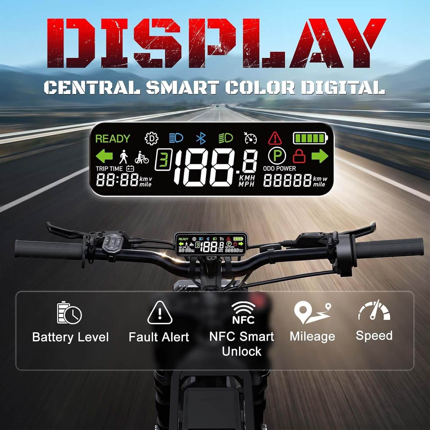 RIXOC GT60 3000W 60V Electric Dirt Bike