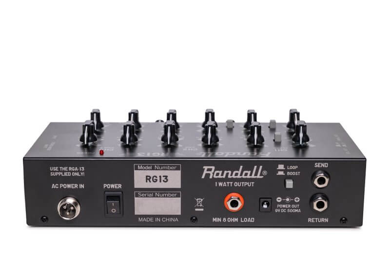 Randall RG13 3 Channel Preamp Amplifier Pedal