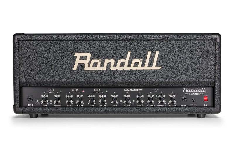 Randall RG3003H 3 Channel 300 Watt Solid State Guitar Amplifier Head