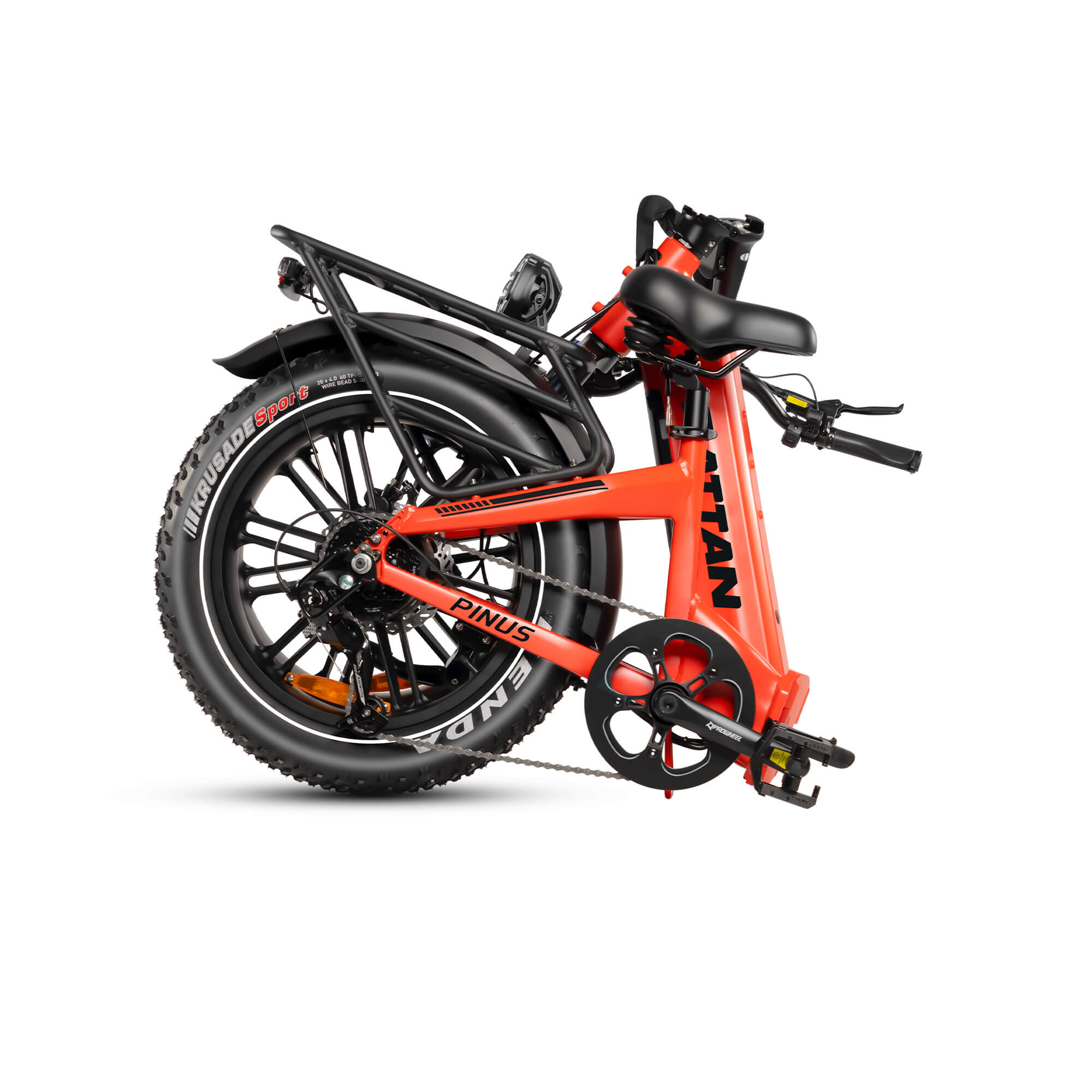 Rattan PINUS 750W 48V 26" Hydraulic Suspension Fat Tire Electric Bike-Upzy.com