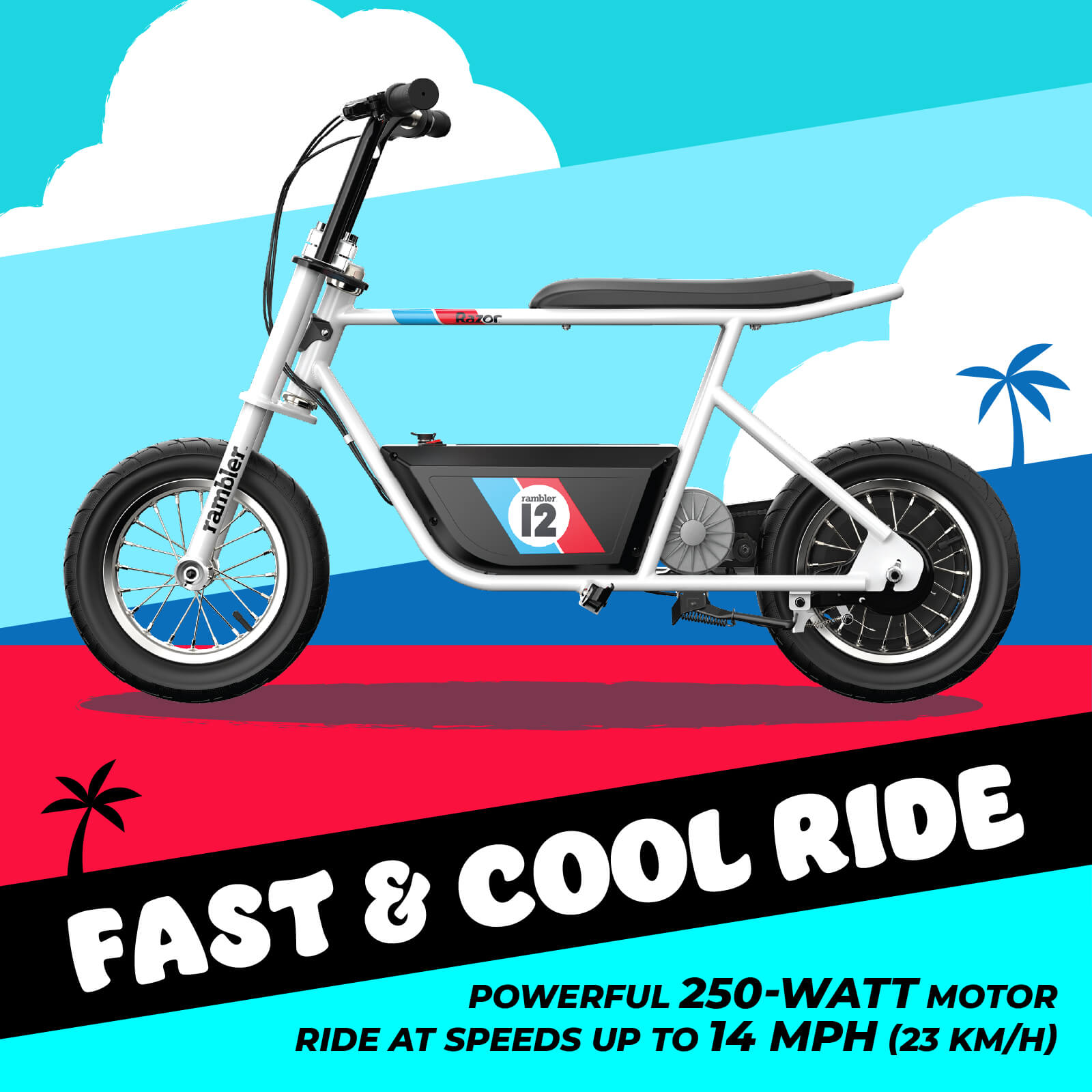 Razor RAMBLER 12 250W Retro Electric Bike