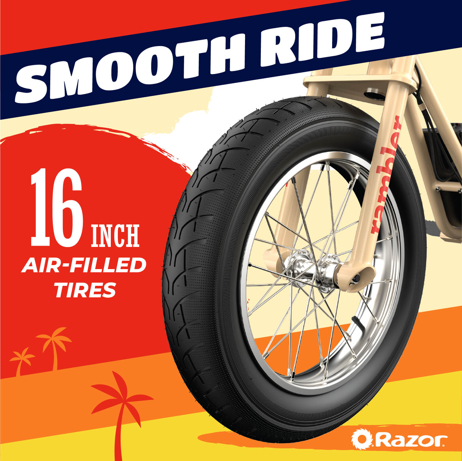 Razor RAMBLER 16 350W 36V Retro Electric Bike