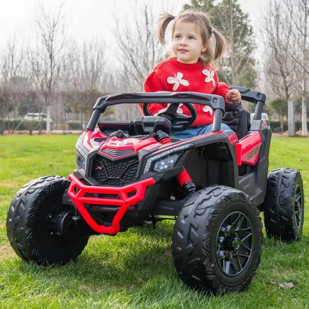 Moderno Kids CAN-AM MAVERICK CUSTOM EDITION 24V Electric UTV Ride-On Car, Parental Remote