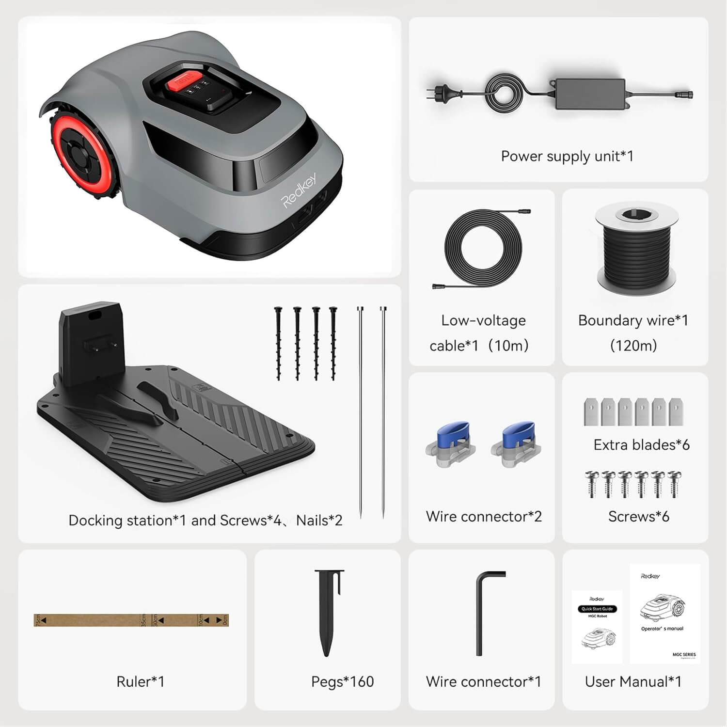 Redkey MGC500 Robot Electric Lawn Mower