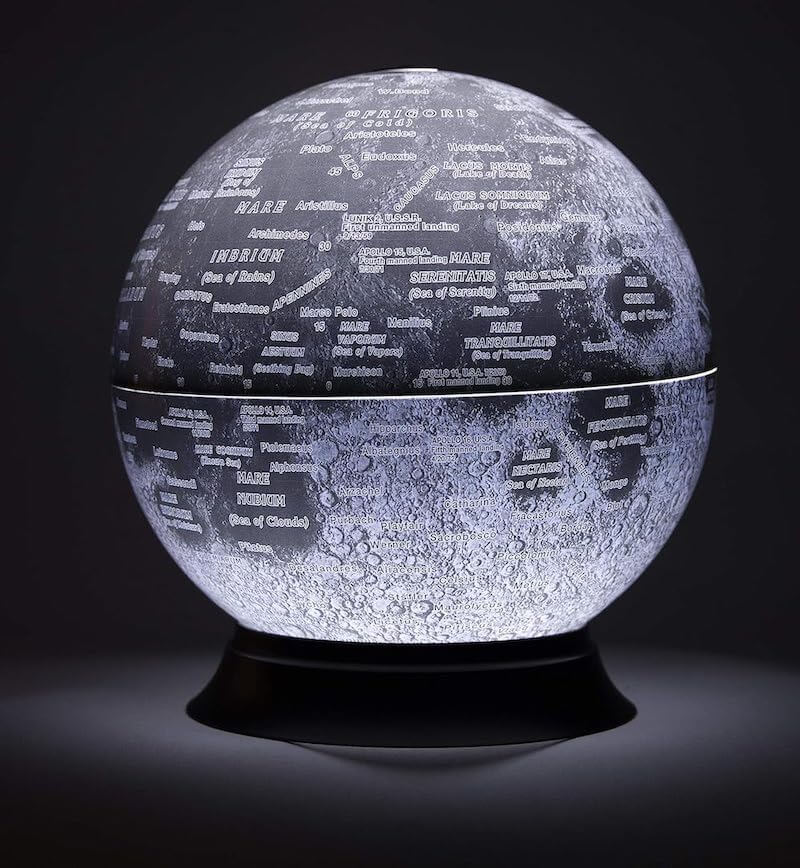 Replogle 12" Illuminated National Geographic Desktop Moon Globe, 83522
