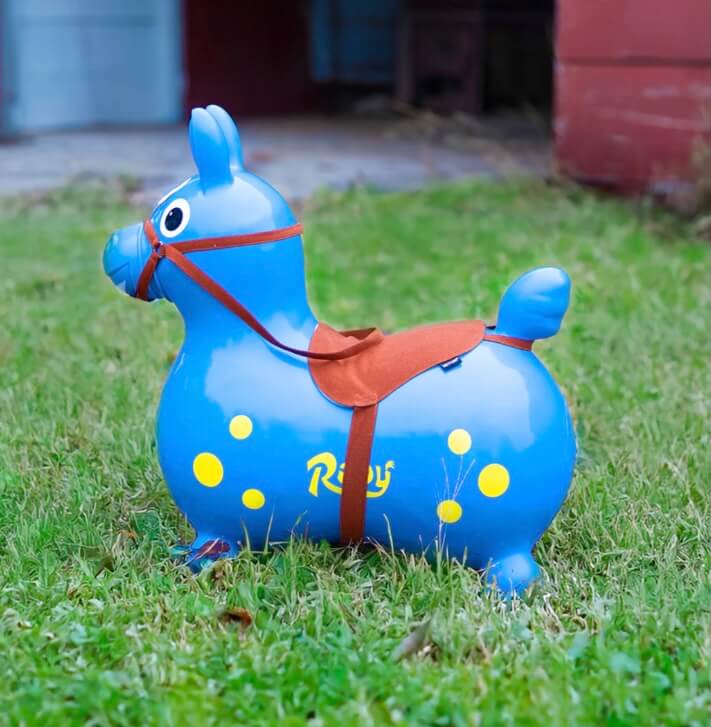 Rody Inflatable Bounce Horse With Rocking Base & Saddle
