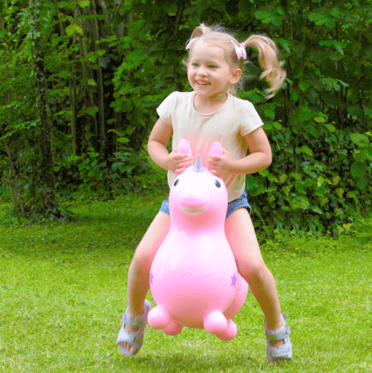 Rody Magical Unicorn Bounce Toy With Pump