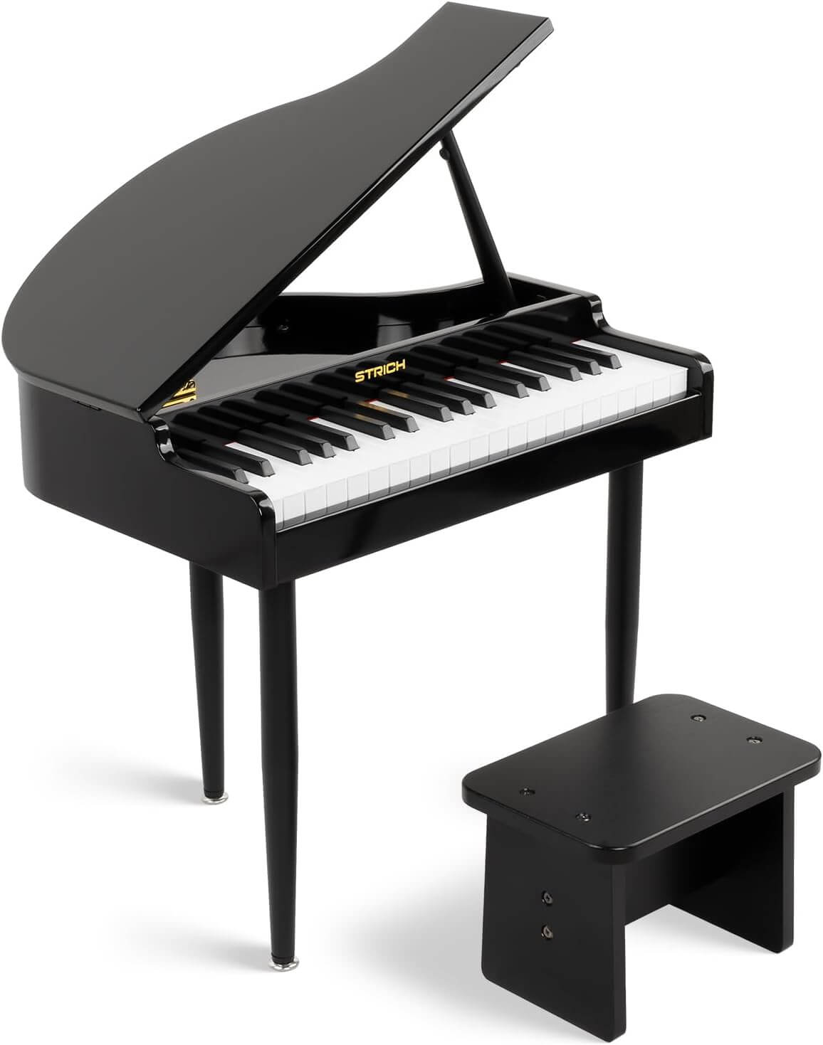 STRICH 37-Key Kids' Digital Toy Piano Keyboard Set with Stand & Chair