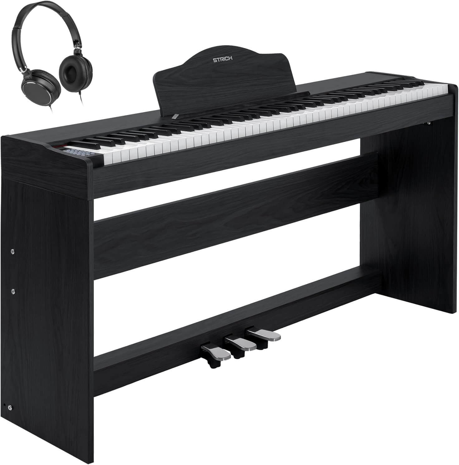 STRICH SDP-300W 88-Key Full Size Digital Piano with Furniture Stand