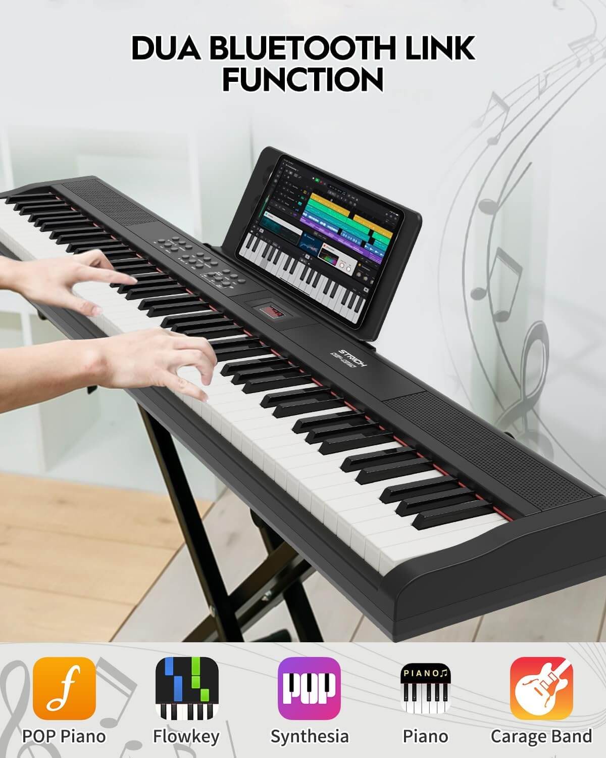 STRICH SEP-150S 88-Key Portable Electric Keyboard