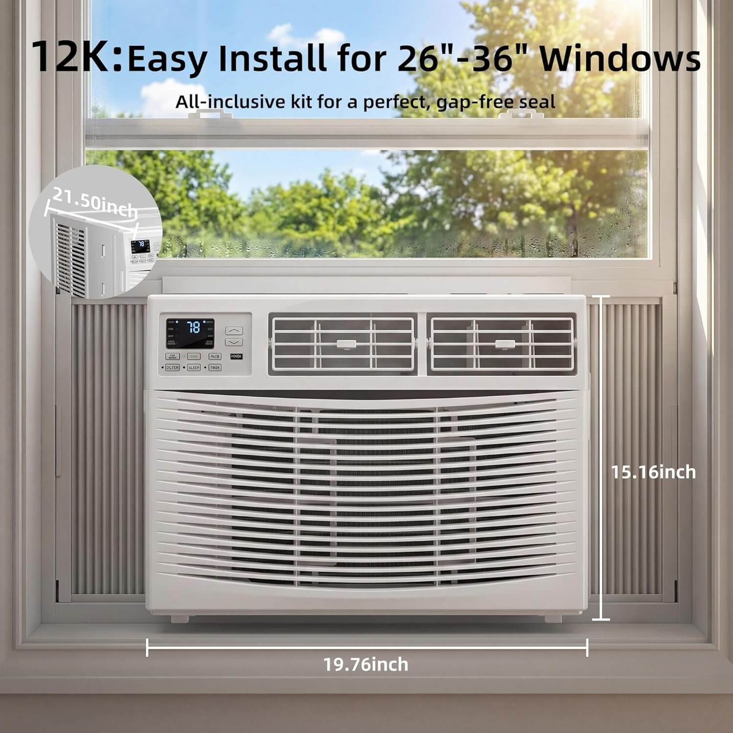 SUNGDOGIN 115V Window Air Conditioner