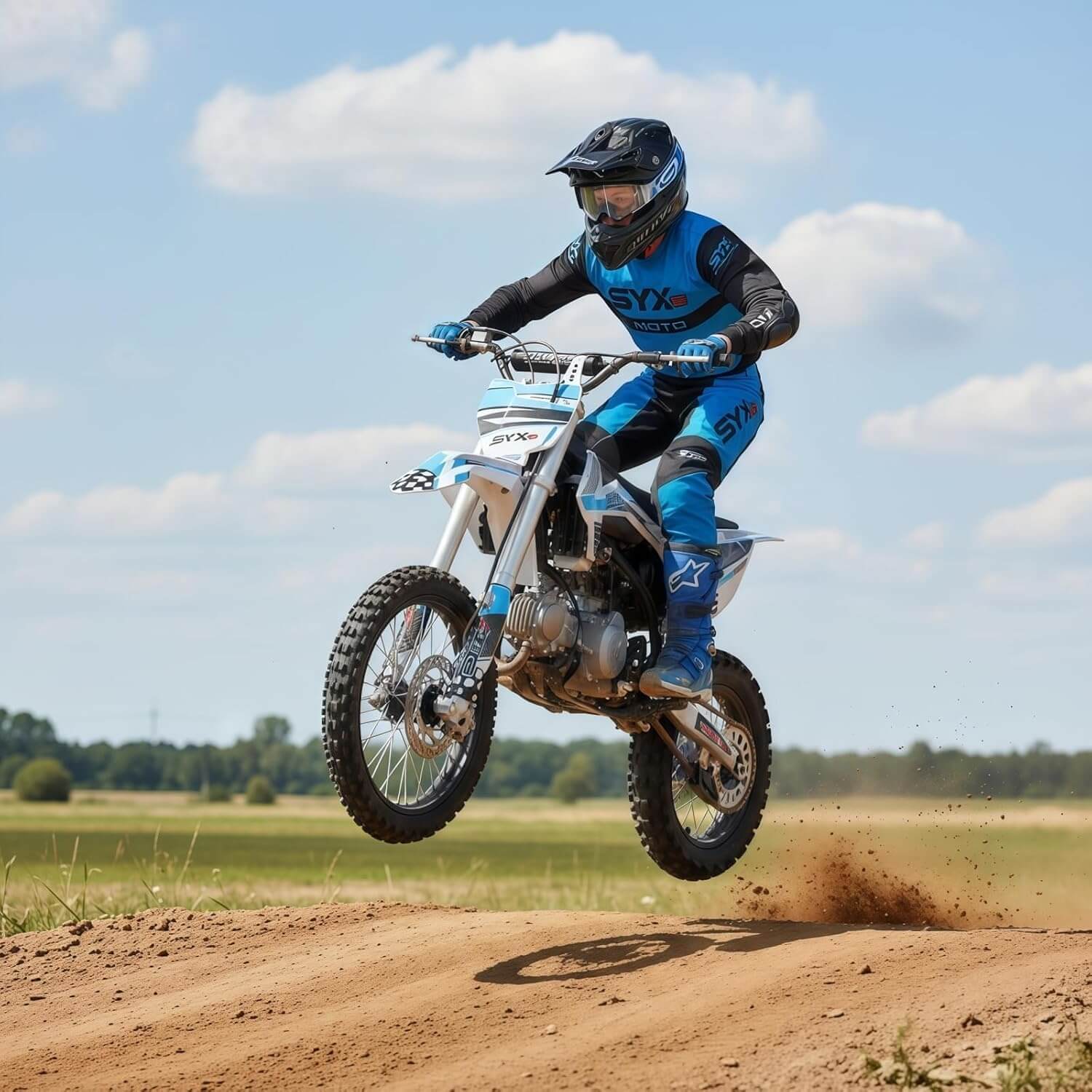 SYX MOTO 125cc 4-Stroke Manual Transmission Gas Dirt Bike