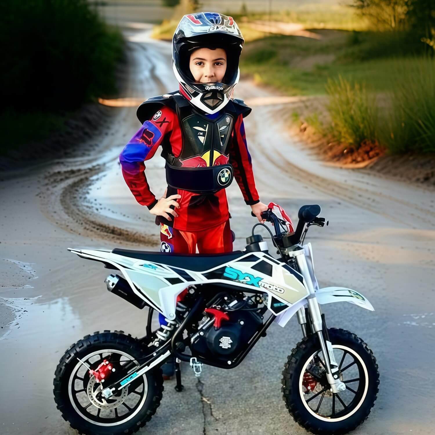 SYX MOTO VK 60cc 4-Stroke Kids' Gas Dirt Mini Bike