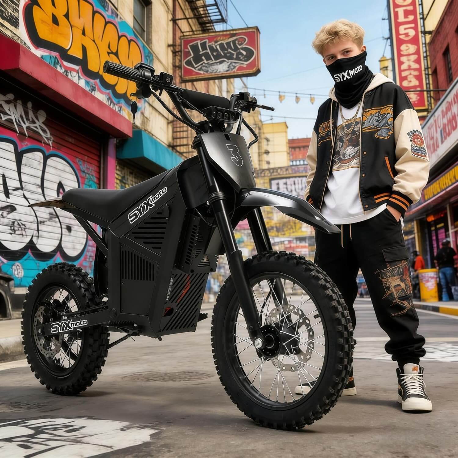 SYX MOTO ARC 3000W 48V Mid Drive Electric Dirt Bike